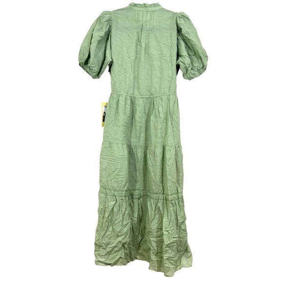 Trovata Birds of Paradis Dress Hildie Green Small New - Picture 5 of 5